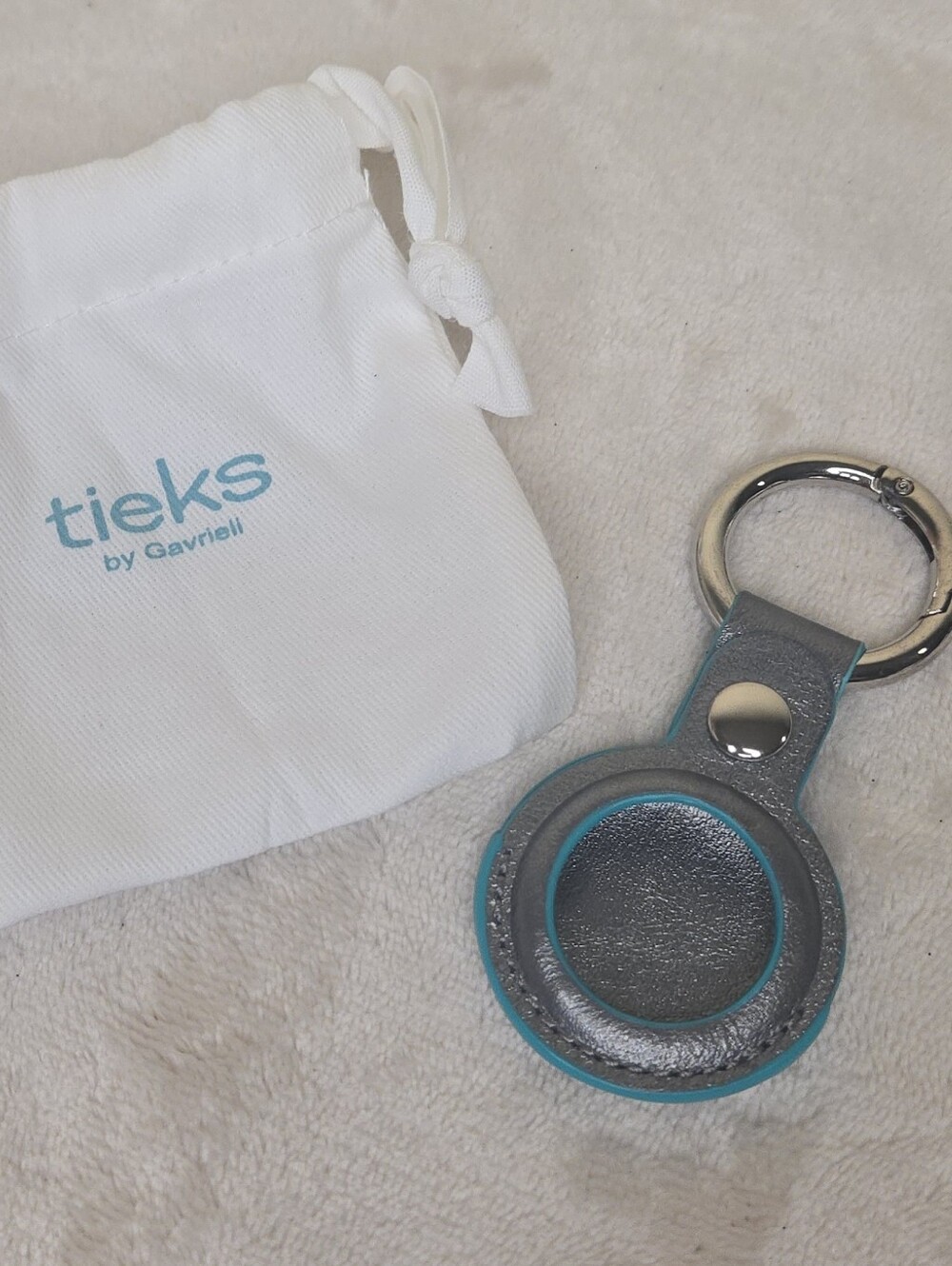Tieks Pewter Leather Airtag Holder Advent Calendar Exclusive